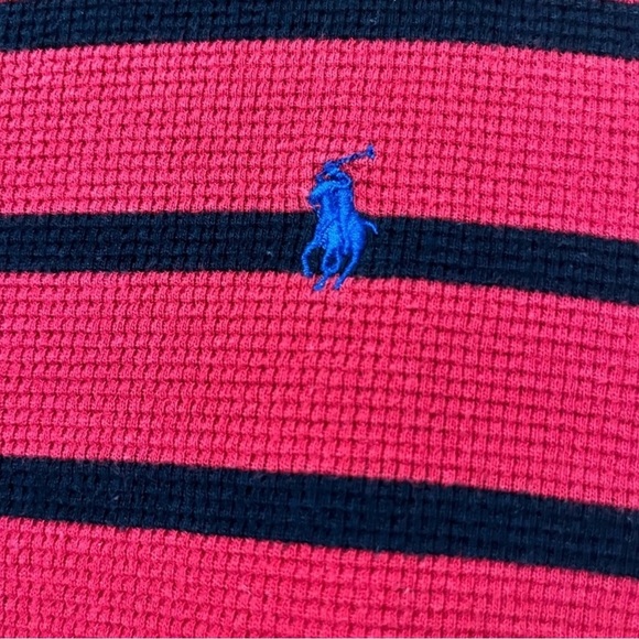 Polo by Ralph Lauren Red/ Black Striped Thermal Size XL - Picture 4 of 6